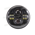 Unisun 7 pouces rond 12V 24V 70watt CREE LED phare de conduite